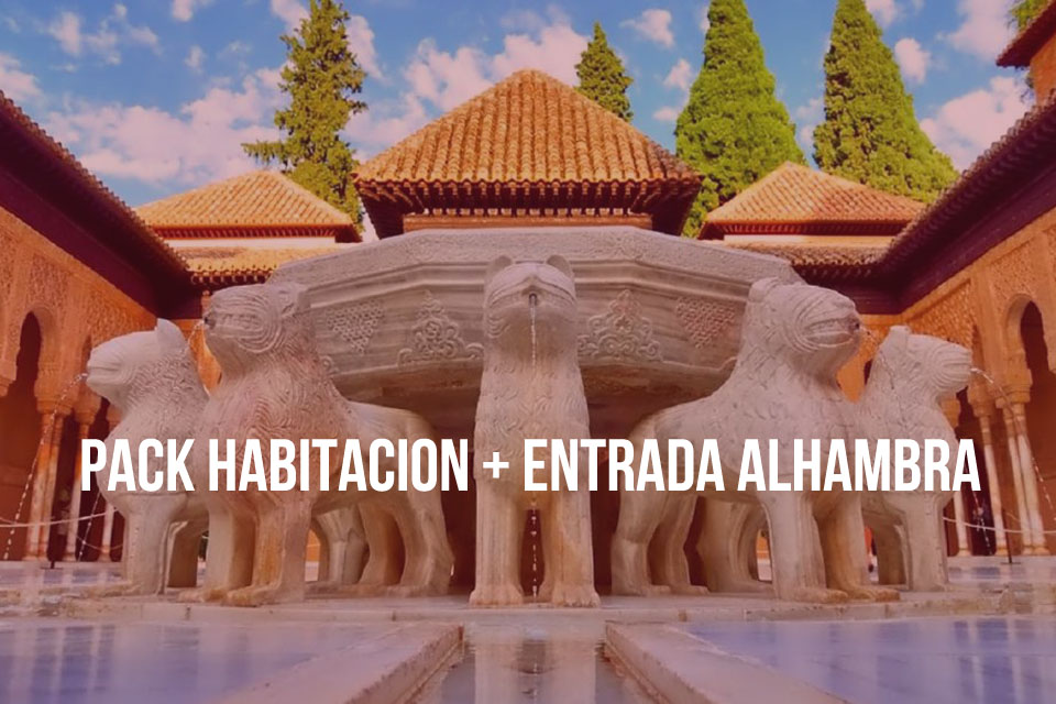 Offre Billets pour visiter Alhambra et chambre d'hôtel Grenade